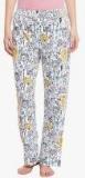 Cherymoya White Printed Coloured Pants women