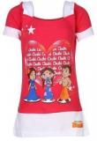 Chhota Bheem Fuchsia Casual Top Girls