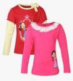 Chhota Bheem Pack Of 2 Multicoloured Value Packs Tops Girls