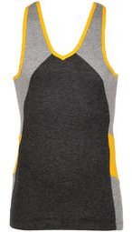 Chromozome Strike Out Dark Grey Rugby Vest Men