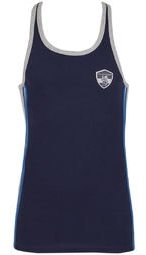 Chromozome Strike Out Navy Blue Varsity Vest Men