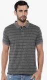 Classic Polo Grey Striped Polo T Shirt men