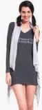 Claude 9 Grey Solid Shrug Women