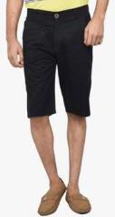 Clickroo Black Solid Shorts men