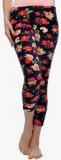 Clovia Navy Blue Printed Legging women