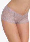 Clovia Off White Self Design Boyshorts Panty Women