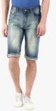 Code 61 Blue Washed Shorts Men