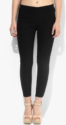 Code By Lifestyle Black Embroidered Legging women