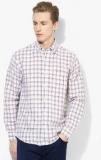 Code By Lifestyle Multicoloured Checked Slim Fit Casual Shirt Men