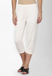 Code Off White Capri Women