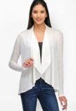 Color Cocktail Off White Solid Shrug Women