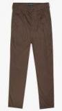 Colorplus Brown Solid Chinos Men