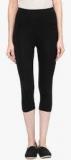 Colors Couture Black Solid Leggings Women