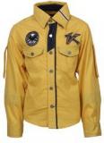 Cool Quotient Yellow Casual Shirt Boys