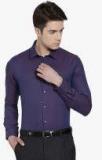 Crocodile Purple Slim Fit Solid Formal Shirt men