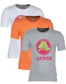 Crocs White Casual Tops girls