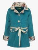 Cutecumber Aqua Blue Winter Jacket Girls