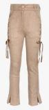 Cutecumber Beige Flared Fit Trousers girls