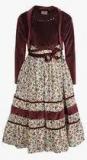 Cutecumber Maroon Party Dress girls