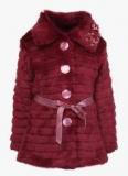 Cutecumber Maroon Winter Jacket Girls