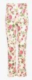 Cutecumber Peach Printed Regular Fit Regular Trouser Girls