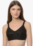 Da Intimo Black Embroidered Bra Women