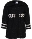 Daffodils Black Winter Coat Girls