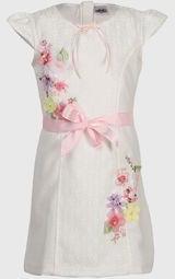 Daffodils Cream Casual Dress Girls