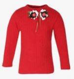 Daffodils Red Casual Top Girls