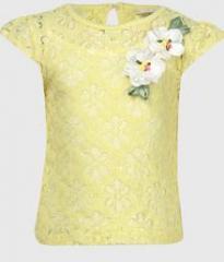 Daffodils Yellow Casual Top girls