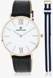 Daniel Klein Dk10847 1 Black/ White Analog Watch Men