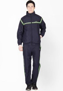 Dazzgear Solid Navy Blue Tracksuit men