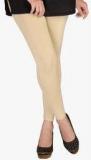 De Moza Beige Solid Leggigns Women