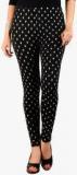 De Moza Black Printed Legging women