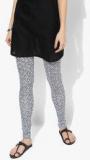 De Moza Black Printed Leggings Women