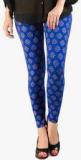 De Moza Blue Printed Legging women