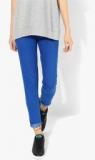 De Moza Blue Solid Jeggings women