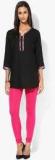 De Moza Fuchsia Solid Leggings women