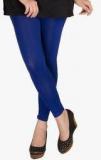 De Moza Navy Blue Solid Legging Women