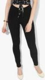 Deal Jeans Black Solid Skinny Fit Jeans Women