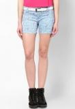 Deal Jeans Blue Printed Shorts women