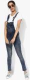 Deal Jeans Blue Washed Dungarees Women