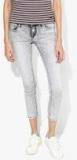 Deal Jeans Grey Mid Rise Skinny Fit Jeans Women