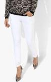 Deal Jeans White Solid Skinny Fit Jeans women