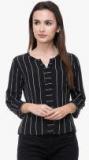 Deewa Black Striped Blouse Women