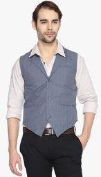 Derby Jeans Community Blue Slim Waistcoat Men