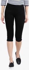 Devis Black Women's Hosiery Capri