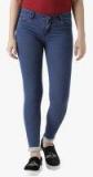 Devis Blue Mid Rise Skinny Fit Jeans Women