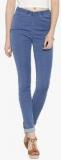 Devis Blue Solid Jeggings women