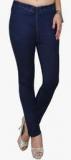 Devis Navy Blue Solid Jeggings Women